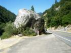 Huge rock along the Feather River