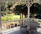 THomas Edison veranda towards the gardens, Lee County, FL