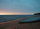 Big Bay beach at sunset