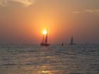 Sunset at Mallory Square in February 2004