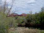 Red Rocks State Park - Sedona, view of The House of Apache Fire as seen from the Oak Creek