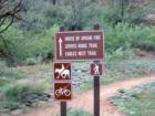 Red Rocks State Park - Sedona, where three trails meet and the climb to the House of Apache Fire begins.