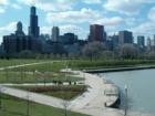 Lake Front with Chicago Skyline