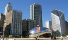 Downtown in Chicago