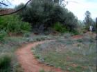 Red Rocks State Park - Sedona, the start of the Apache Loop Trail winds itself up the side of the mountain to the house built for Jack and Helen Frye.