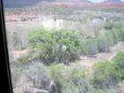Red Rock State Park - Sedona, Looking down into the Park from one of the bedroom windows of the House of Apache Fire.