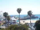 Santa Monica Pier seen from Ocean Drive park