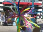 Balloon artist at the 3rd Street Promenade in Santa Monica