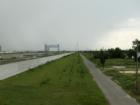 The Lower 9th Ward Levee. This photo date July 14 2007. Almost, two years after Hurricane Katrina. All the vacant land is where homes once stood.