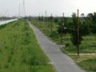 The Lower 9th Ward Levee. 