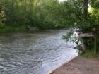 The Highway 13 Canoe Landing at the wayside, Brule, Wisconsin