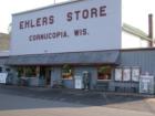 Ehlers' Store, a historic Cornucopia landmark, Bayfield County, Wisconsin