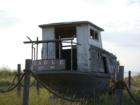 The "Eagle" at rest atop the dunes, Cornucopia, Wisconsin