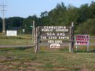 Cornucopia Harbor signs on Highway 13, Bayfield County, Wisconsin