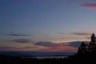 Crescent moon over Bellingham Bay - 7/17/07 - Sam Bunger, Photographer