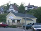 Madeline Island "Information Station" near the ferry docks, Bayfield, Wisconsin