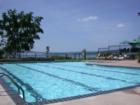 Swimming pool at the Inn Rendezvous Center, LaPointe, Wisconsin