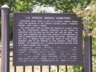 Monument at the LaPointe Indian Cemetery on Madeline Island