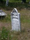 Grave marker in LaPointe Indian Cemetery, near the Madeline Island Marina