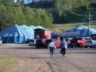 Lake Superior "Big Top Chatauqua" at Mount Ashwabay, site of the Tent Show Radio program broadcast on Wisconsin Public Radio 