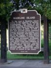 Madeline Island monument on Highway 13, just north of Washburn, Wisconsin