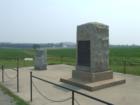 Monuments mark key moments during the Civil War like this one at the Monacacy Battlefield