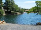 Boat loading station for lake in California Park in Chico,California