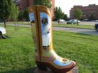 Olathe Medical SesquiCentenntial Boot Sculpture