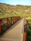 Bridge located in Piedra Lisa Canyon. Part of the City of Albuquerque's Open Space. Located in the foothills of the Sandia's in Glenwood Hills. 