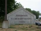 Entrance to Basswood Elementary School in Maple Grove, off Bass Lake Road