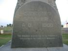 The obelisk commemorating the Hinckley Fire was dedicated on September 1, 1900.