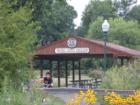 The Orono Lions Pavilion, next to Nelson Lakeside Park in Long Lake, Minnesota
