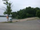 The beach at Nelson Lakeside Park in Long Lake, Minnesota