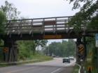 A section of the Luce Line Trail which crosses over Highway 12