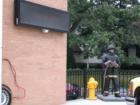 Fireman statue in front of the Wayzata Fire Hall