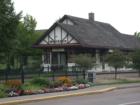 View of the historic Wayzata Great Northern Railroad Depot building