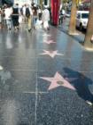 The sidewalks of Hollywood are paved with dreams, hopes and names of famous stars, directors, performers..