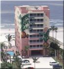 Casa Playa is on the preferred north end of Fort Myers Beach, Fl.  You see it as you come over the bridge, off to the right.  It is painted with palms and presents a welcoming sight to all.  