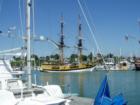 Tall ship Lady Washington in Squalicum Harbor