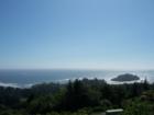 View of the Pacific Ocean from Ocean Heights subdivision in Smith River, Del Norte County, CA.