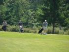 Golfer's enjoying a beautiful day at the Overlook Golf Course. The Overlook Golf Course is on the East Side of Big Lake in Mount Vernon.