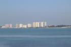 Sand Key view in the distance overlooking the Intercoastal Waterway. Beautiful and luxurious properties are located on Sand Key.
