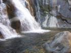 Water Fall  at Beaver Creek where it meets the Stanislaus River near Arnold CA