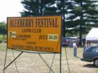 Iron River, Wisconsin proudly declares itself to be the "Blueberry Capital of the World".