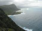 From Makapuu Point, you can see Sandy Beach and the Marine Biology pier. 