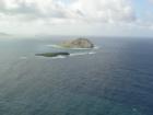A great view of "Rabbit Island" which is the larger of the two islands as seen from Makapuu Point.