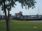 Lighthouse damaged by Hurricane Katrina