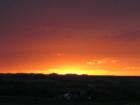 Sunset near Calgary