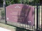 Historical marker in front of the LeDuc Estate, Prescott, Wisconsin