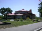 The Visitor Center Pavilion building in Freedom Park, Prescott, Wisconsin
